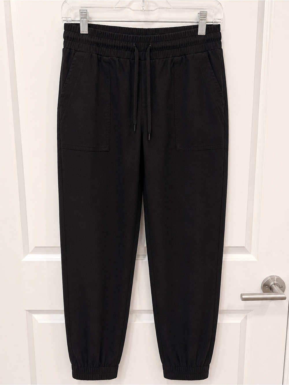 Splendid Black Elastic-Waist Joggers